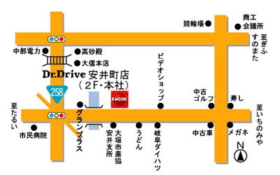���䒬�X�̒n�}